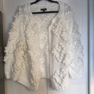 Heart Bobble-Knit Cardigan
